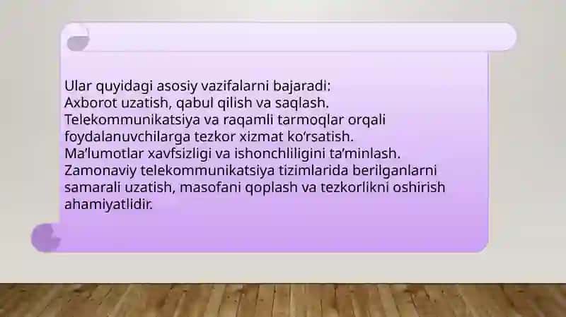Berilganlarni kommunatsiyalashtirish texnologiyalari 3