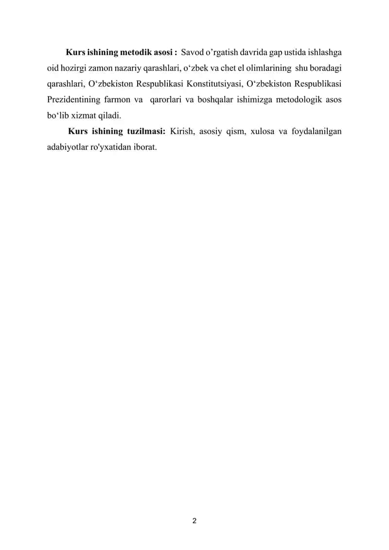Savod o’rgatish davrida gap ustida ishlash 3