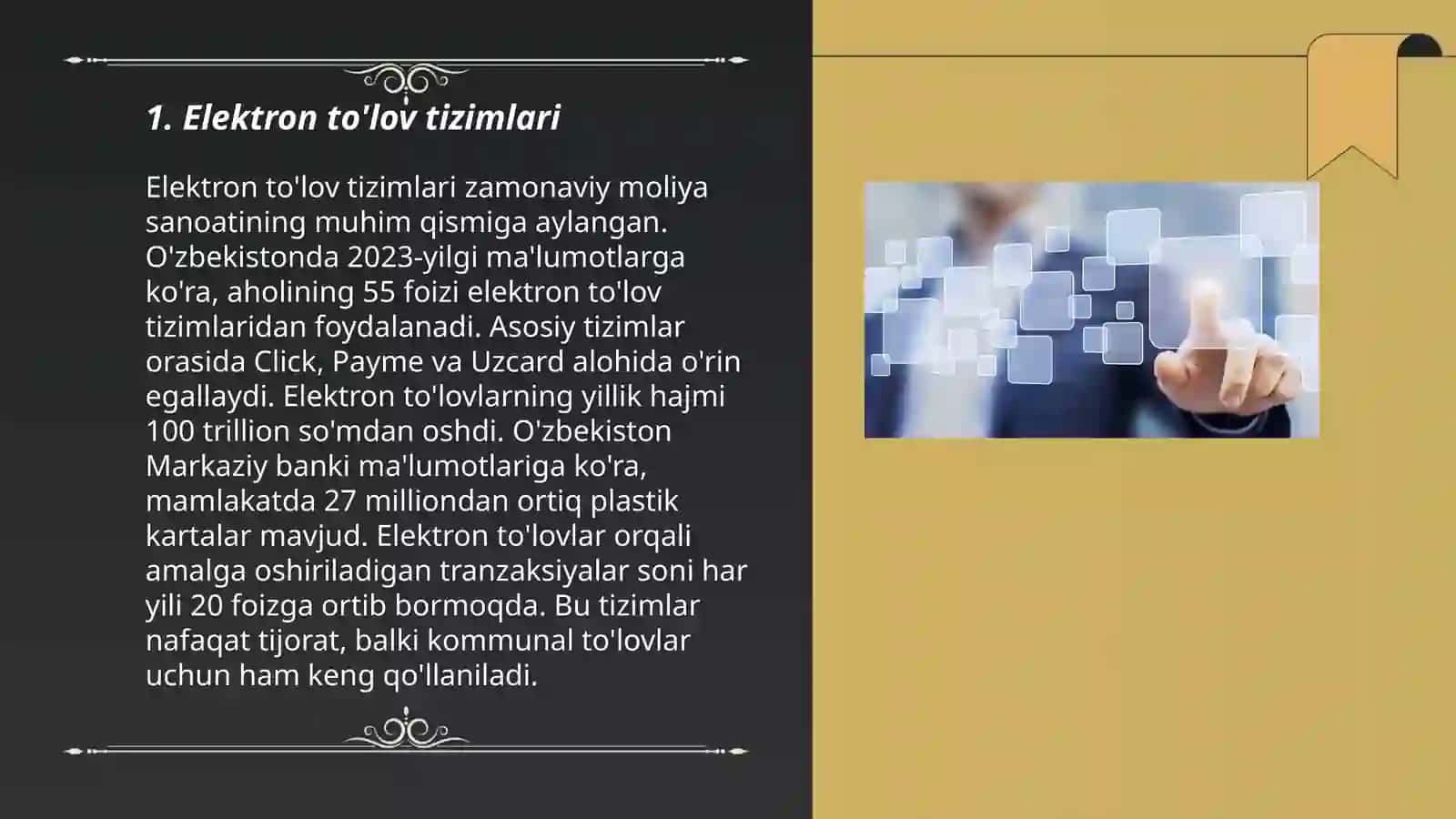 Elektron to'lov tizimlari 3