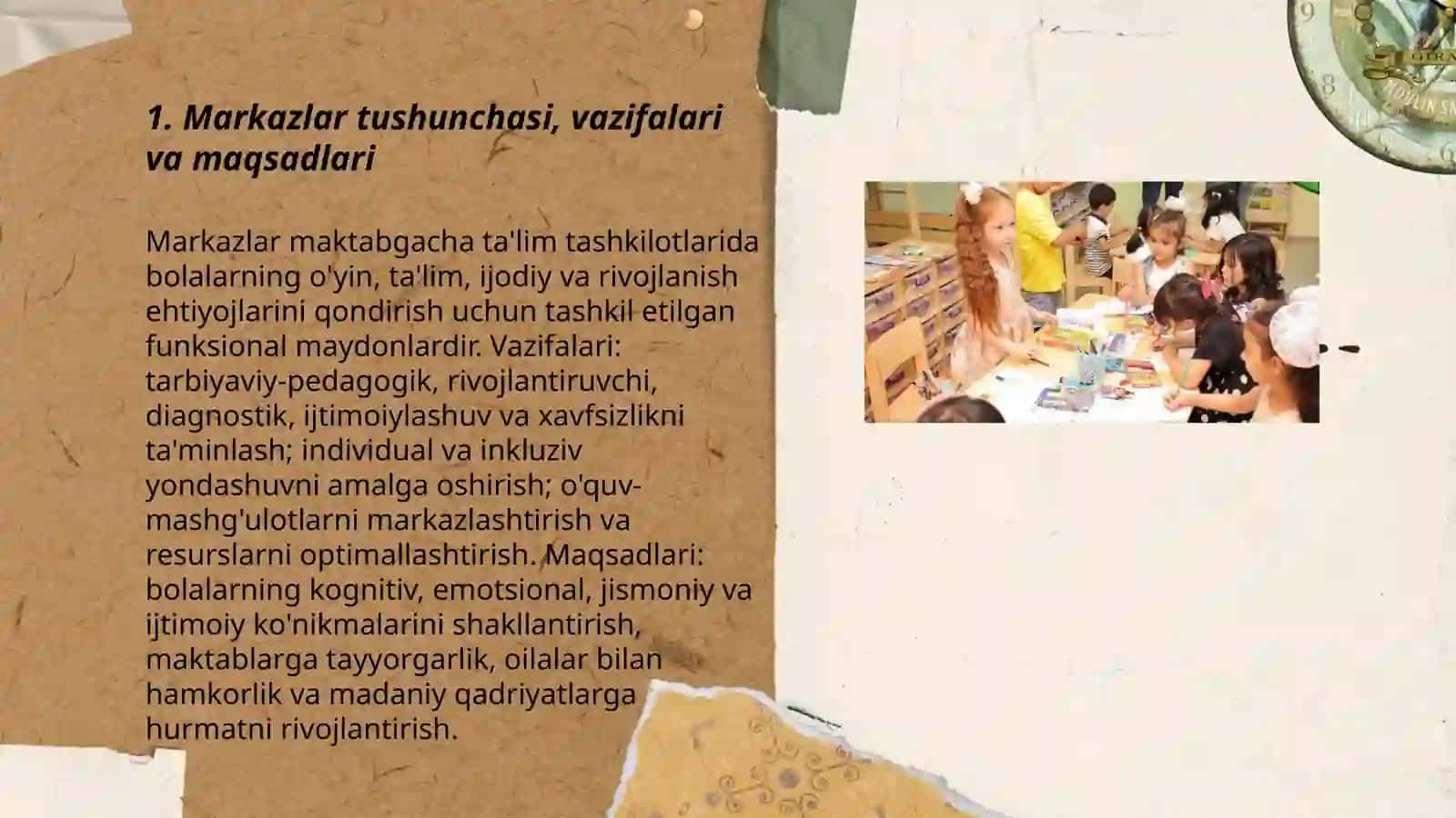 Maktabgacha ta'lim tashkilotlarida markazlar bo'yicha mashg'ulotlarni tashkil etishni qo'llashning me'yoriy-metodik asoslari 3