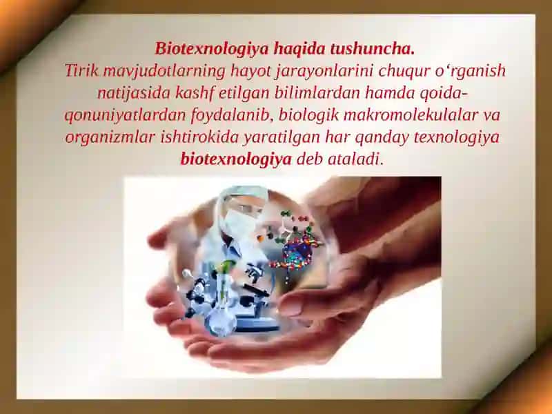 O’zbekistonda genetik injeneriya va biotexnologiya fani yutuqlari 3
