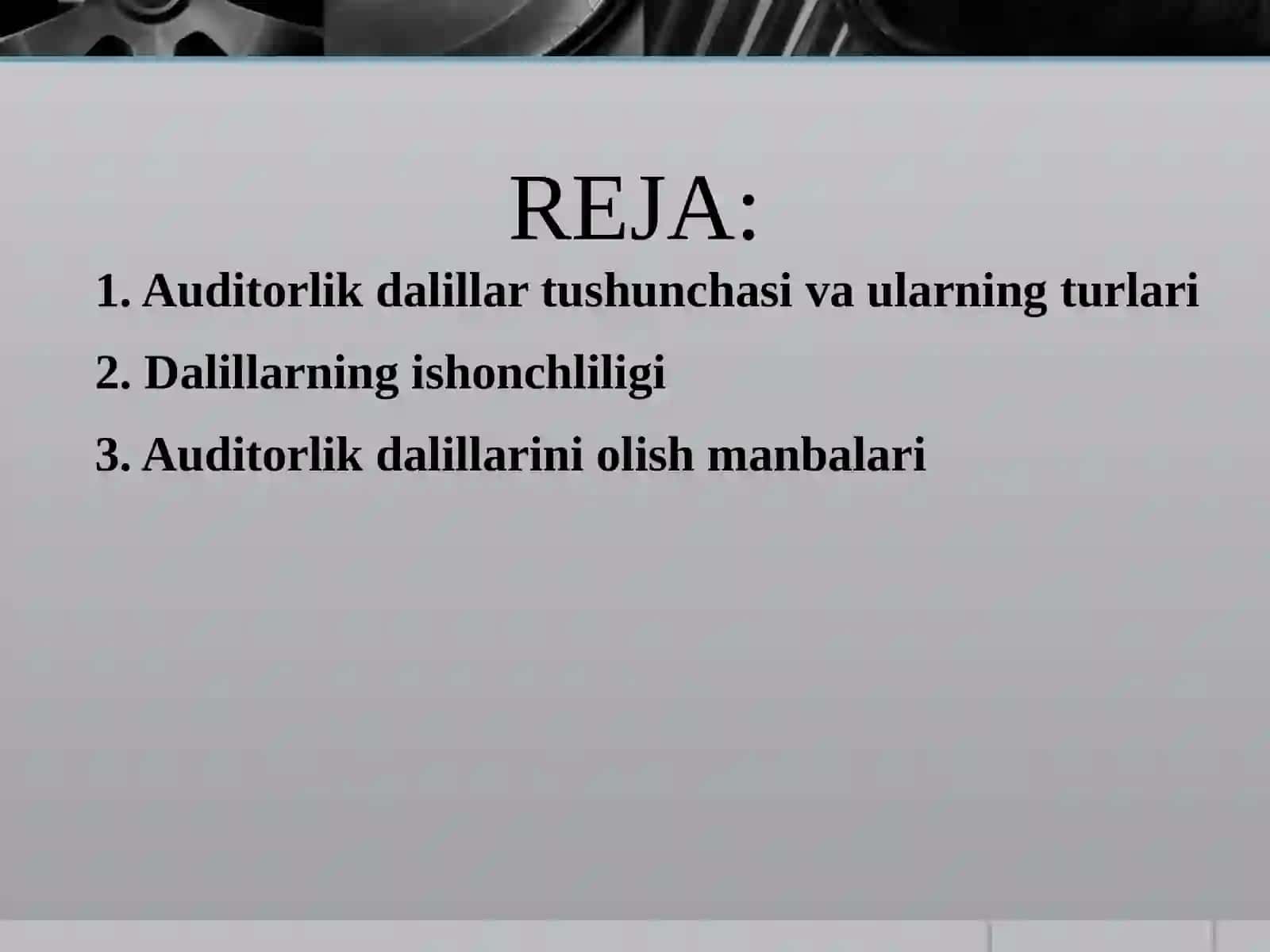 AUDITORLIK DALILLAR 3