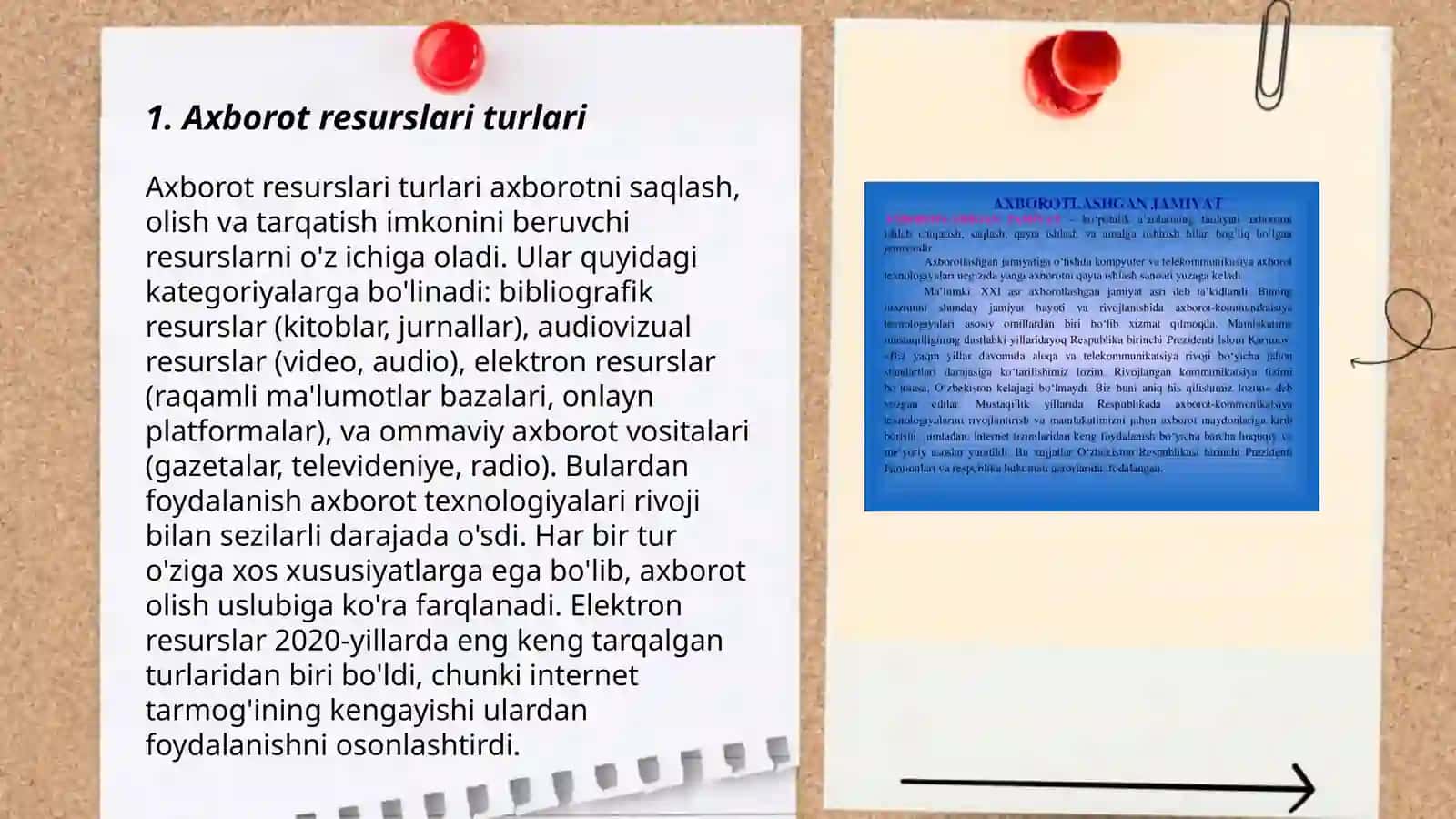 Axborot resurslari turlari 3