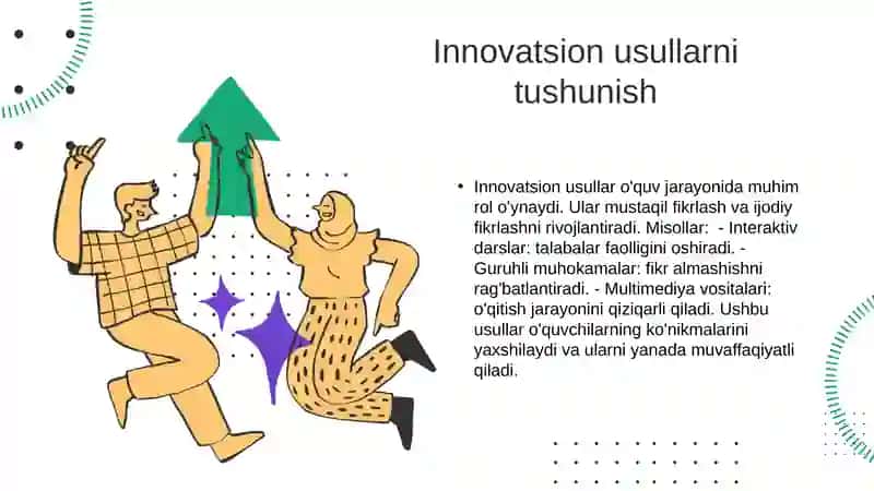 Innovatsion usullar bilan o'quv jarayoni 3