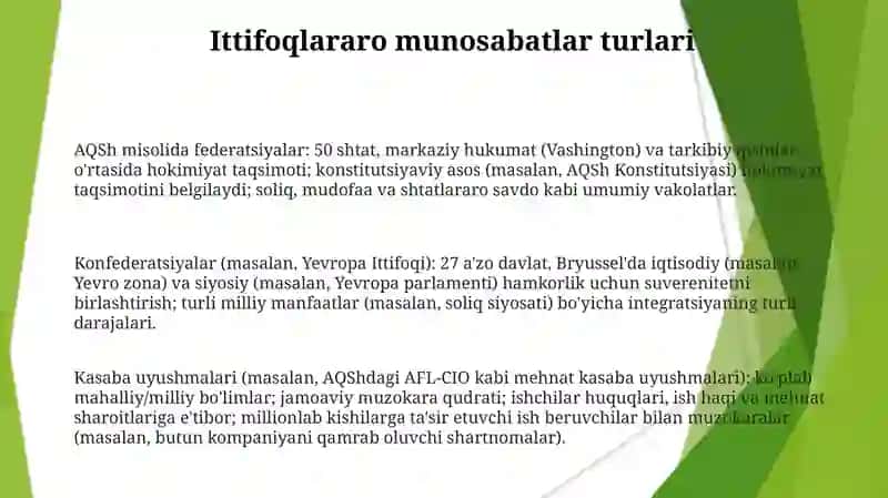 Til birliklari oʻrtasidagi munosabatlar 3