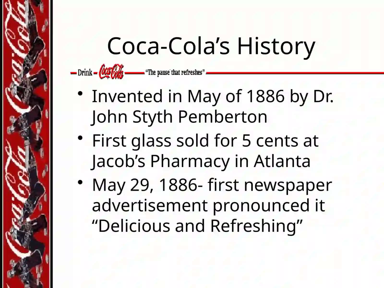 Coca-Cola's History 3