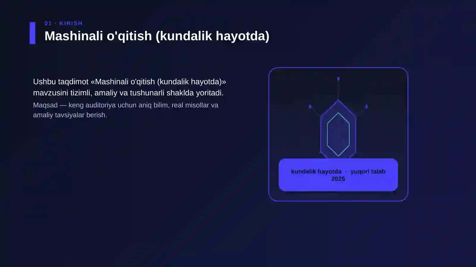 Mashinali o'qitish (kundalik hayotda) 3