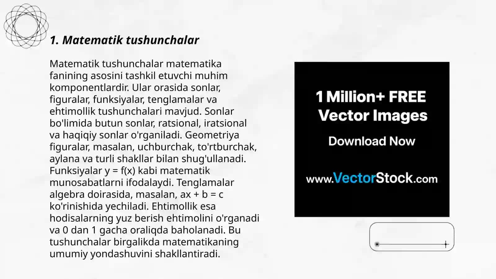 Matematik tushunchalar 3