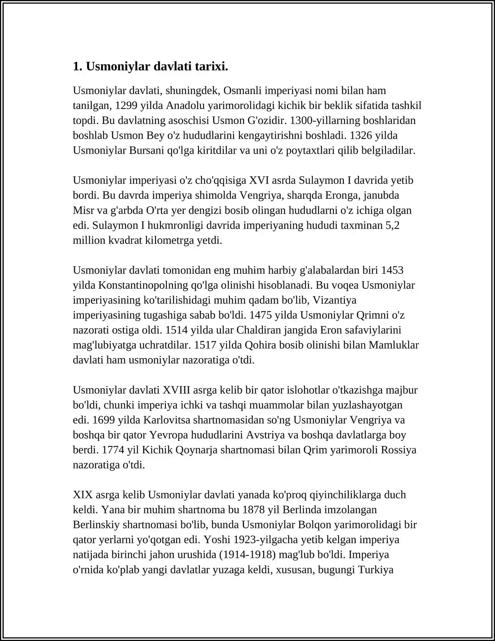 USMONIYLAR DAVLATIGA VA UNING ISTILOLARI 3