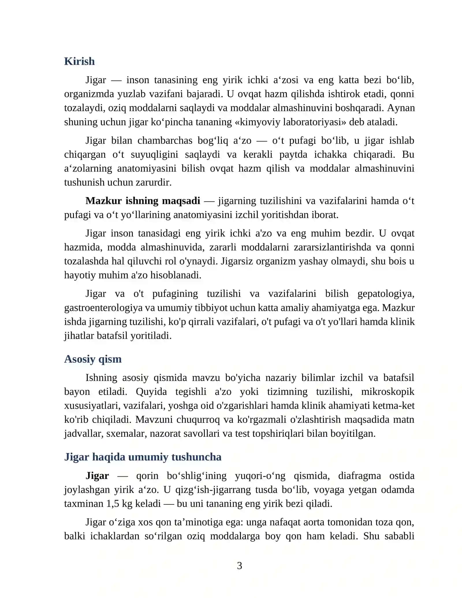 Jigar va o‘t pufagining anatomiyasi 3