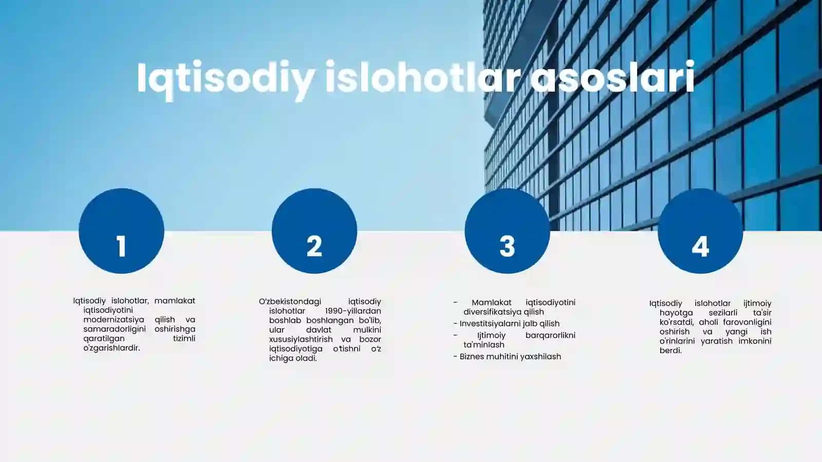 Iqtisodiy islohotlar 3