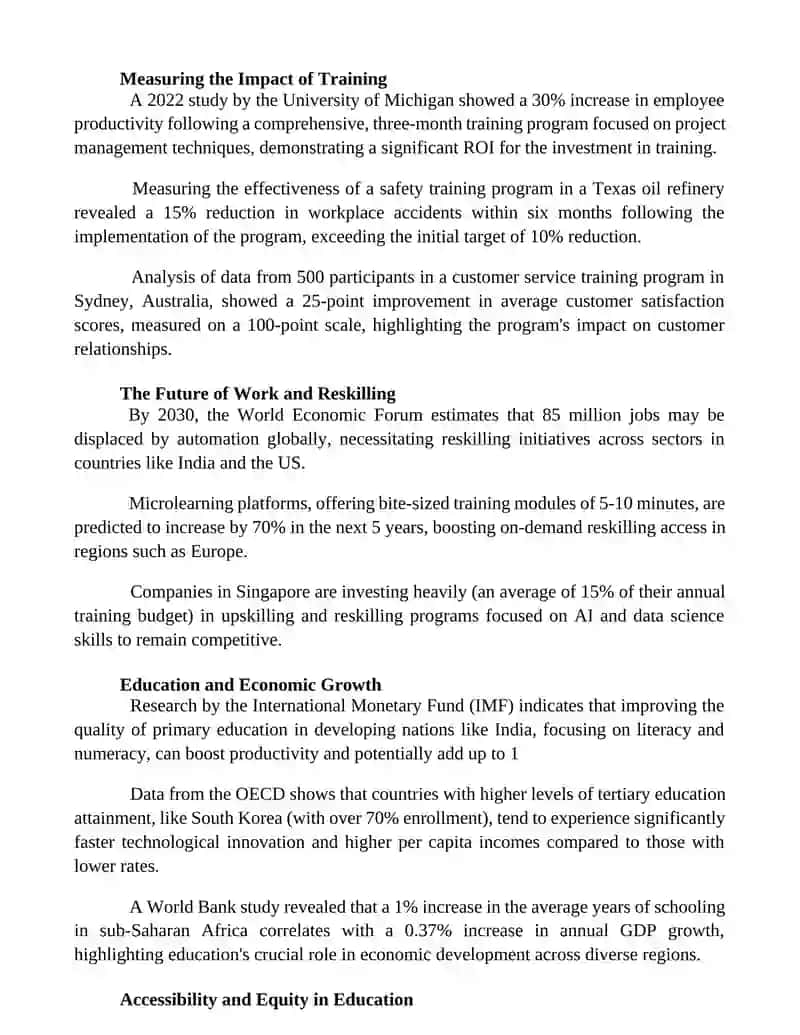 Lifelong Learning and Development 3