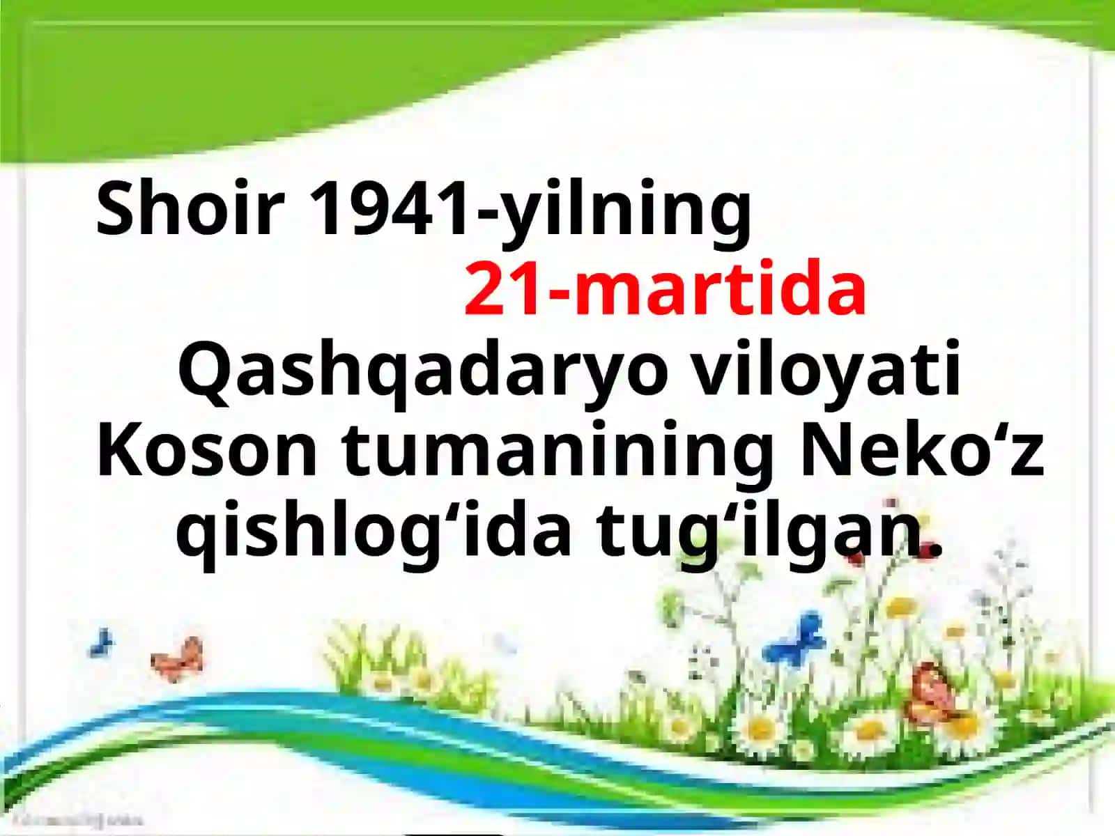 Abdulla Oripovning hayoti va ijodi 3