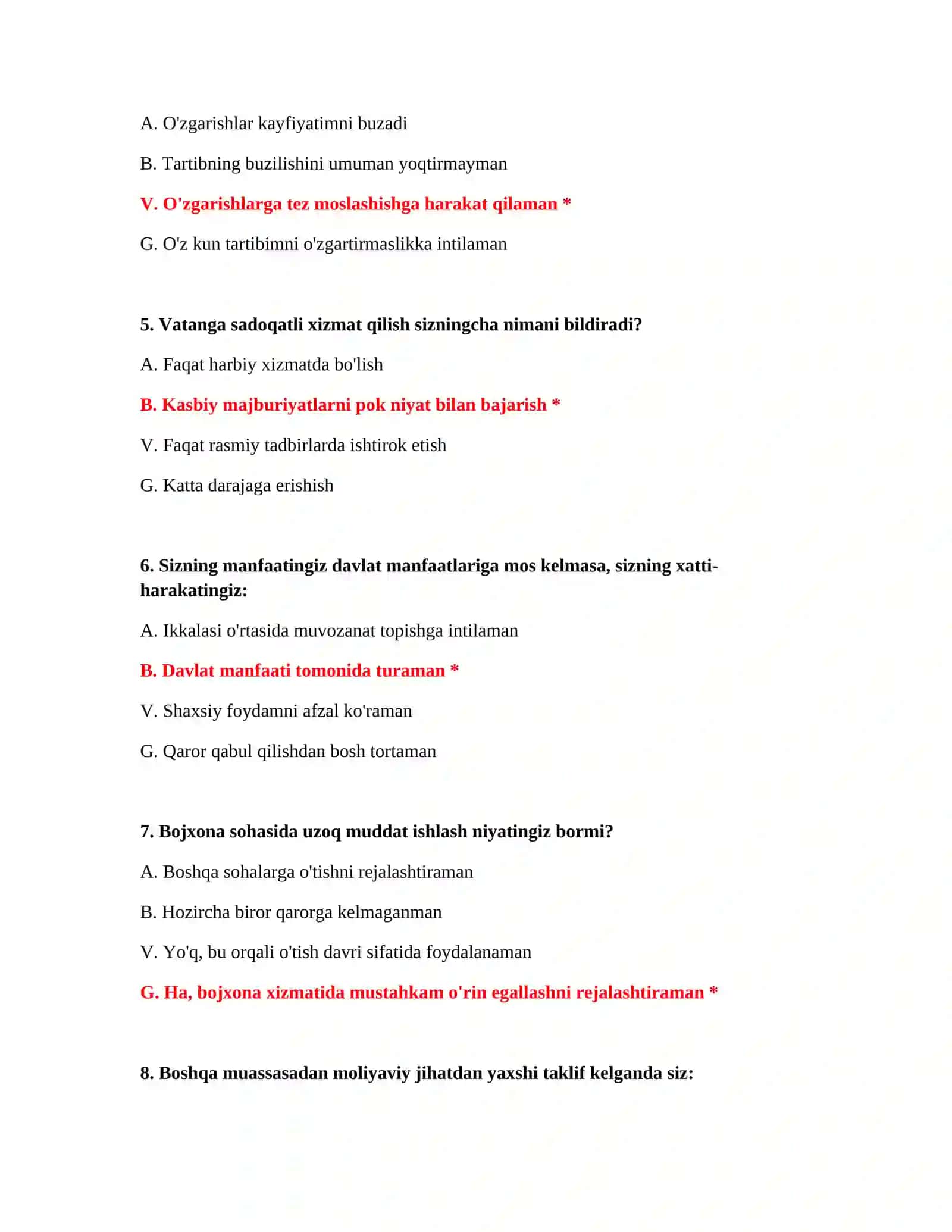 Bojxona mantiqiy test 500 ta 3