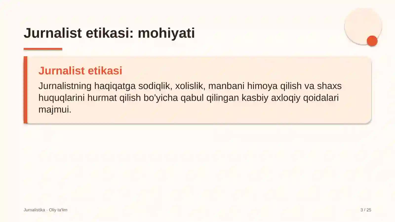 Madaniyat va istirohat bog'larida jurnalist etikasi 3
