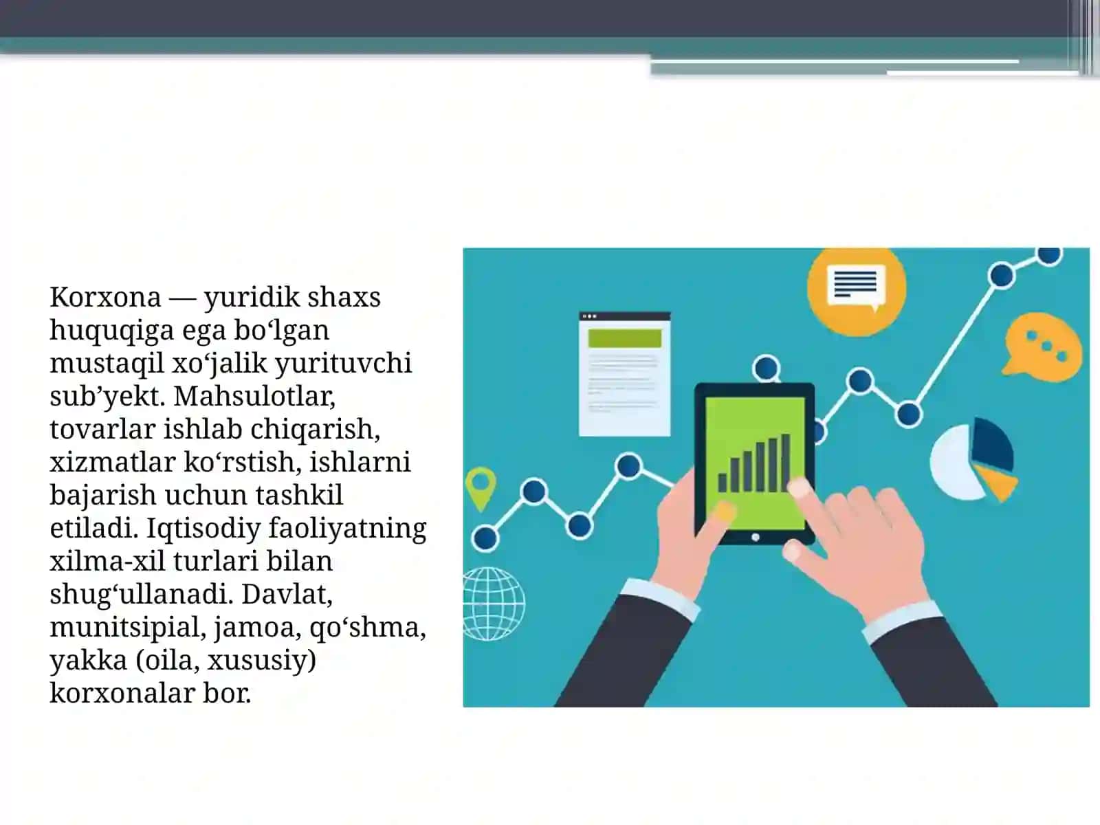 Korxona va mahsulot tavsifi 3