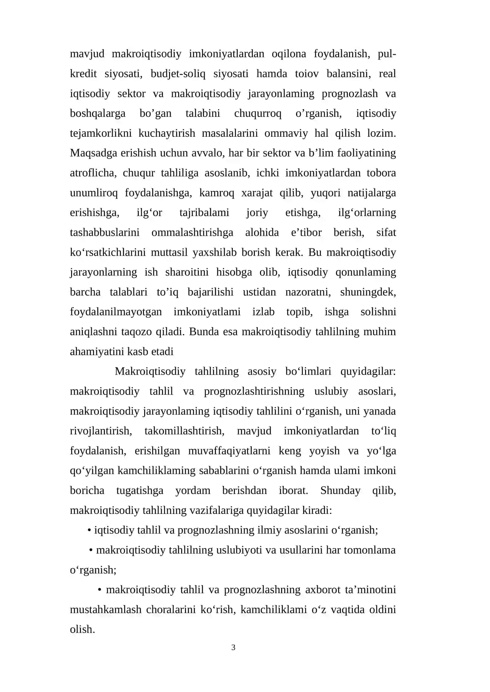 Yalpi talab – yalpi taklif vositasida milliy iqtisodiyot tahlili 3