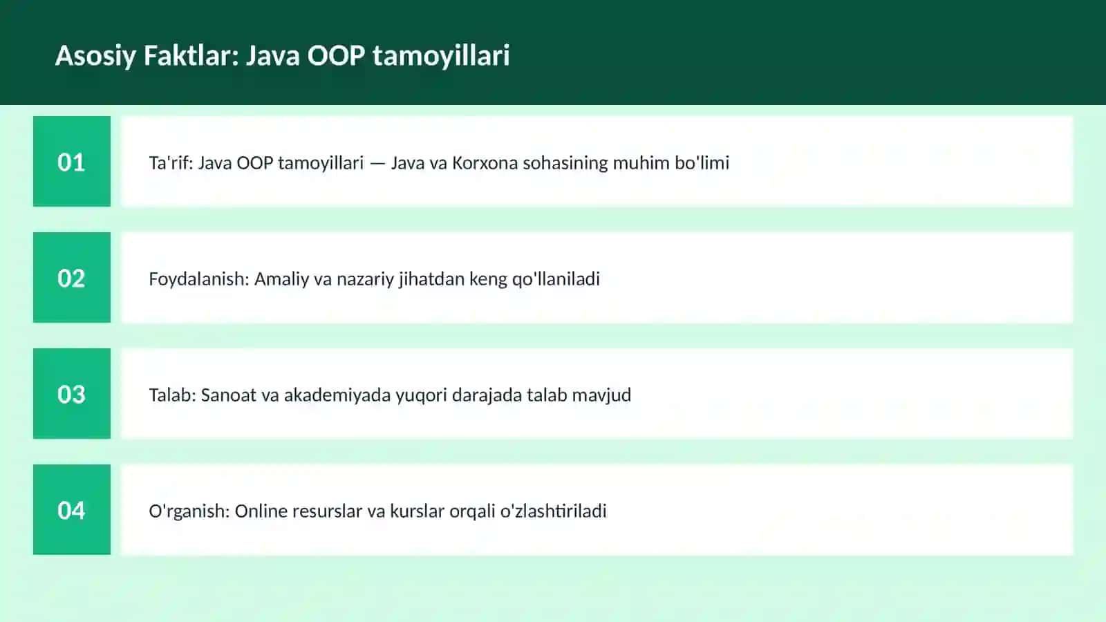 Java OOP tamoyillari 3