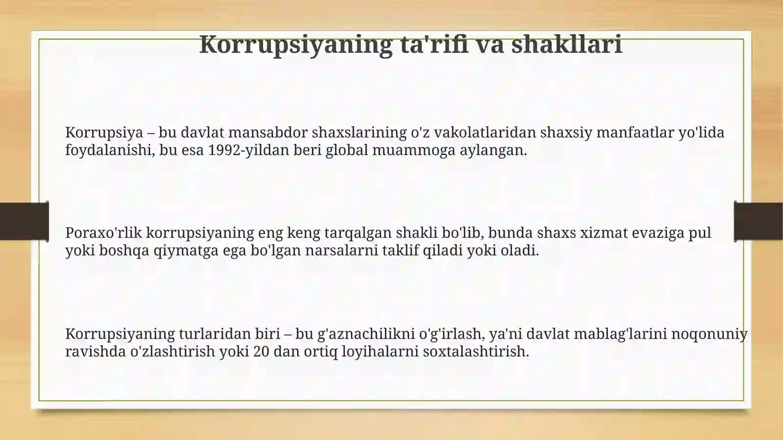 Korrupsiyaning mohiyati va uning oqibatlari 3