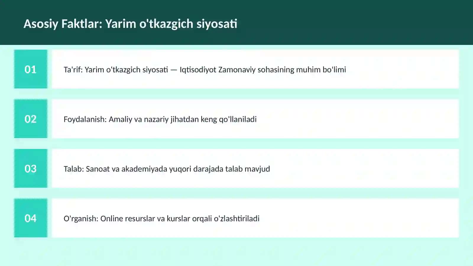 Yarim o'tkazgich siyosati 3