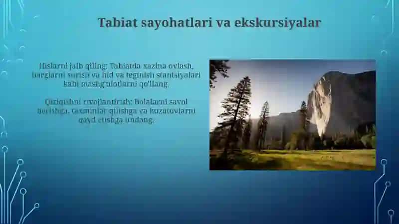 Maktabgacha yoshdagi bolalarni tabiat bilan tanishtirish metod vositalari 3
