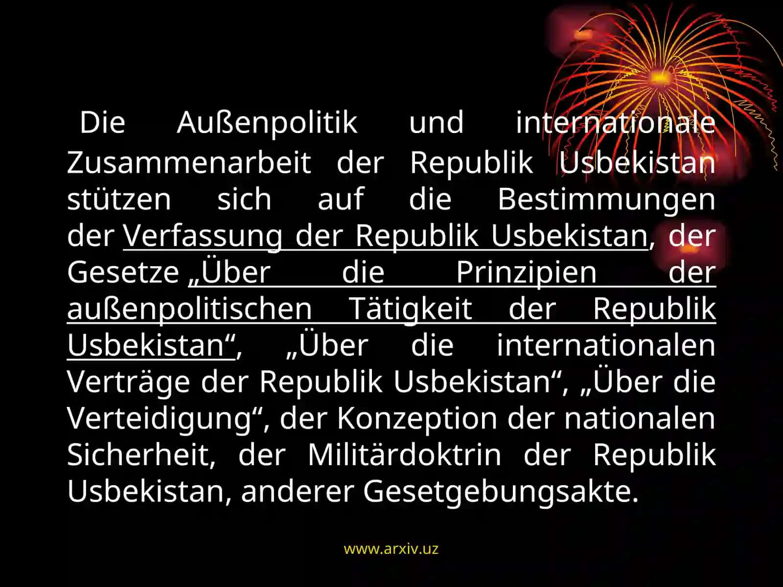Außenpolitik der Republik Usbekistan 3