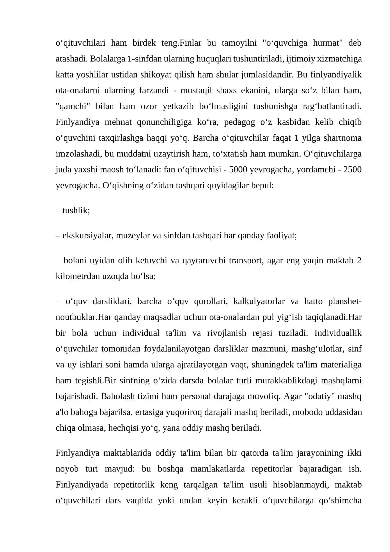 Finlandiyada ta’lim tizimi 3