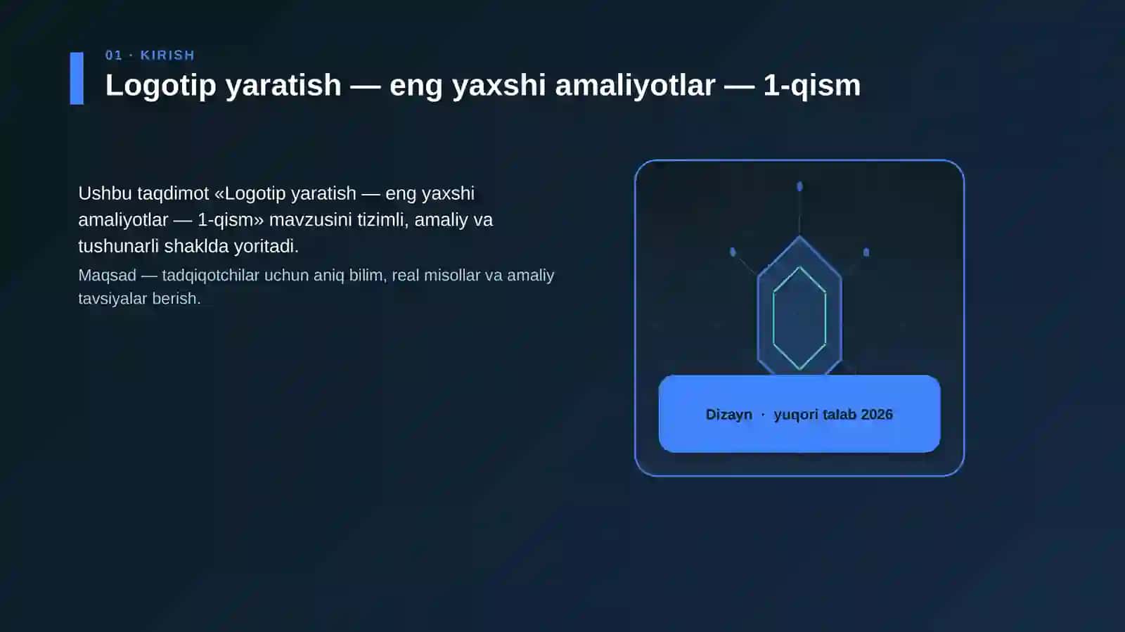 Logotip yaratish — eng yaxshi amaliyotlar — 1-qism 3