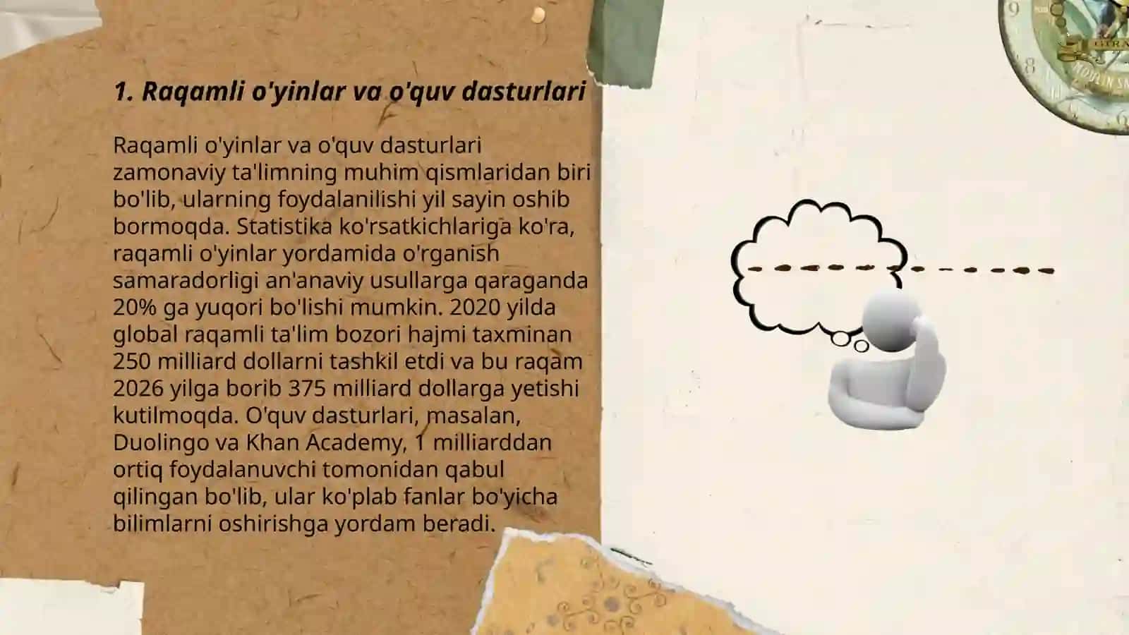 Raqamli o'yinlar va o'quv dasturlari 3