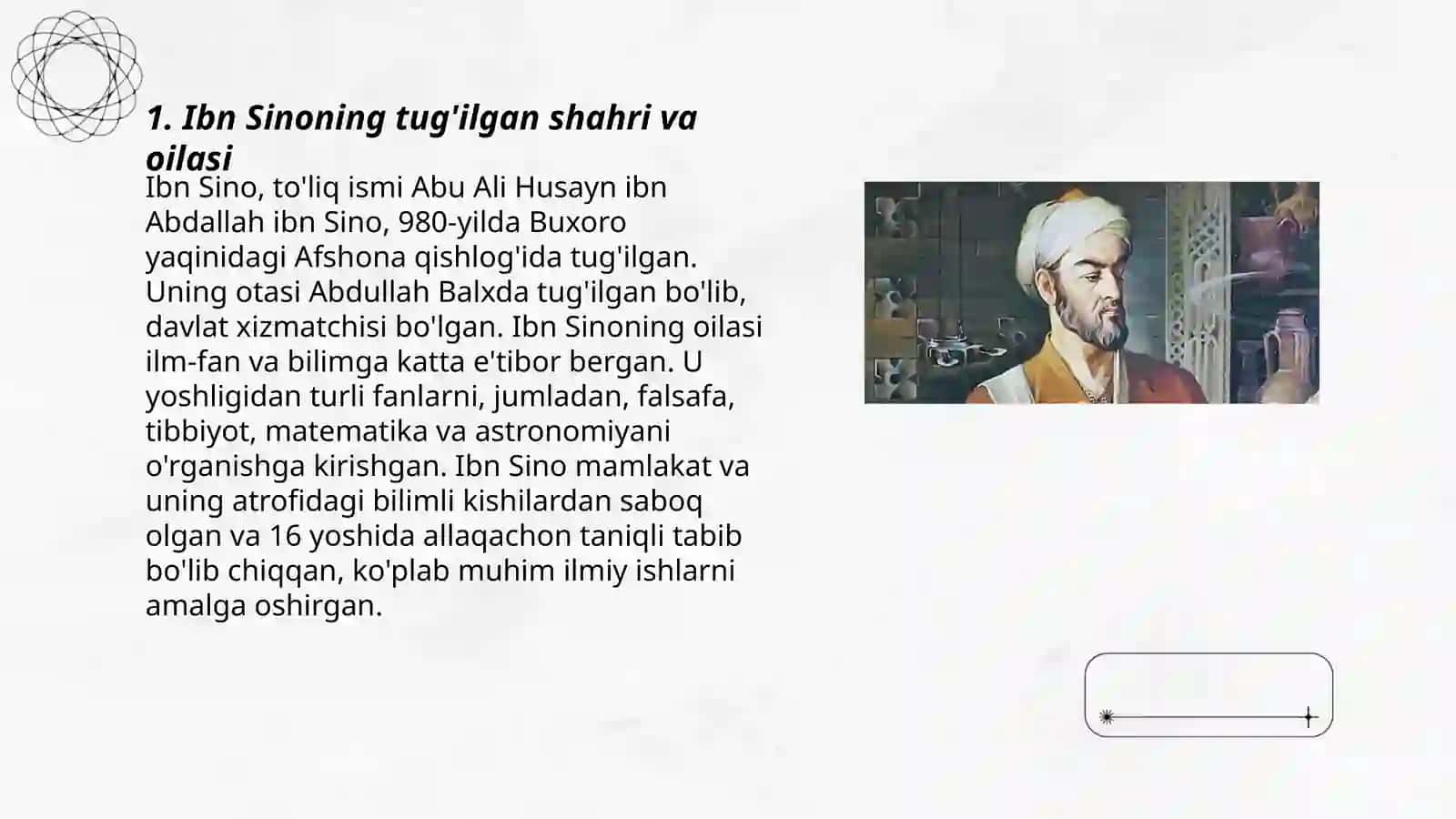 Ibn Sinoning tug'ilgan shahri va oilasi 3