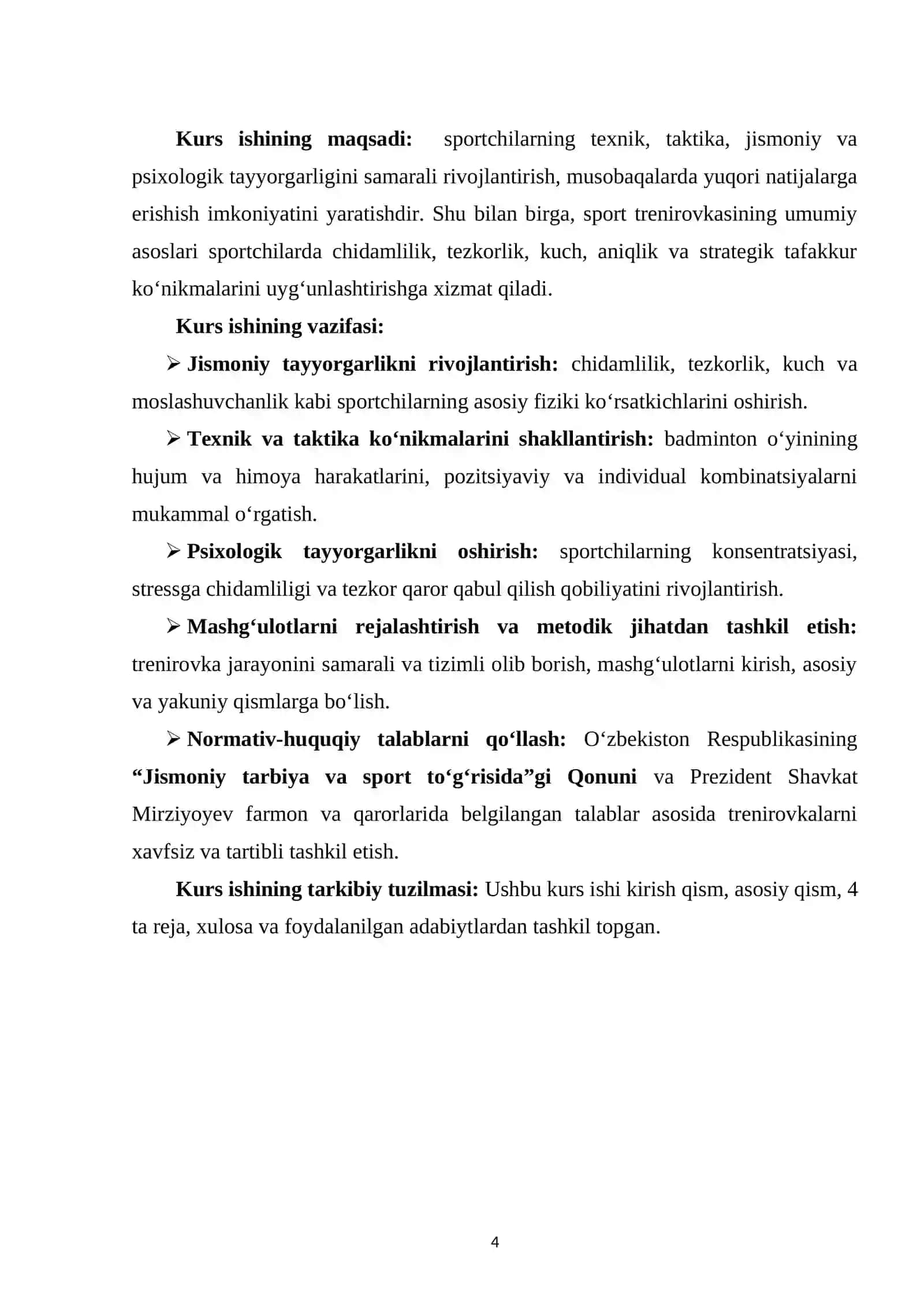 Badmintonchilar sport trinerovkasining umumiy asoslari 3