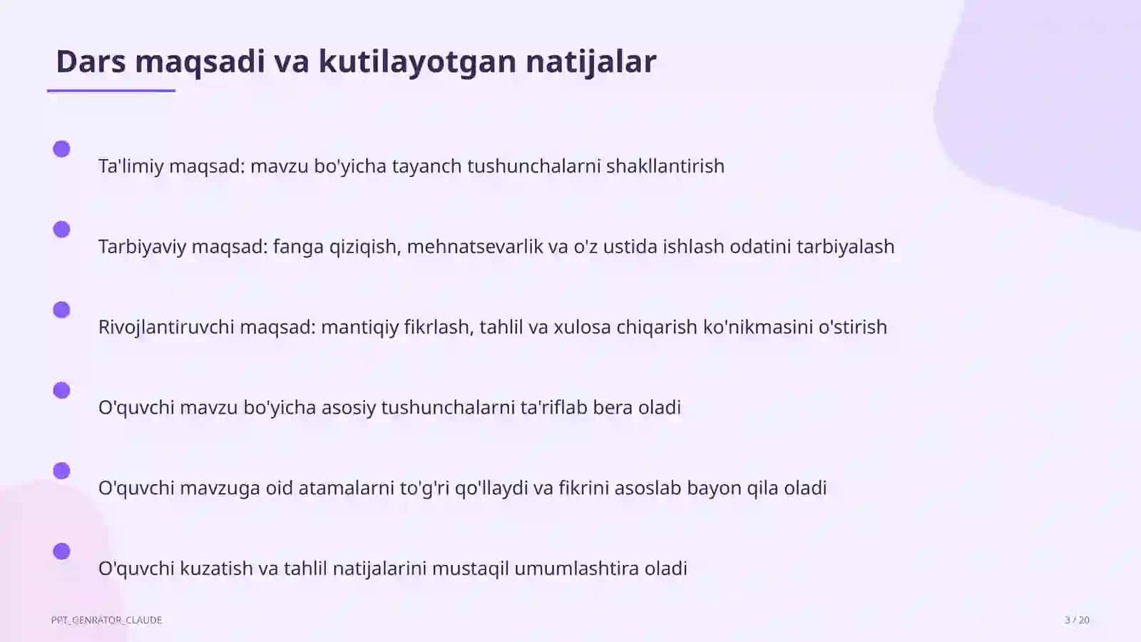 O'nli kasrlarni ko'paytirish va bo'lish (5-sinf) 3