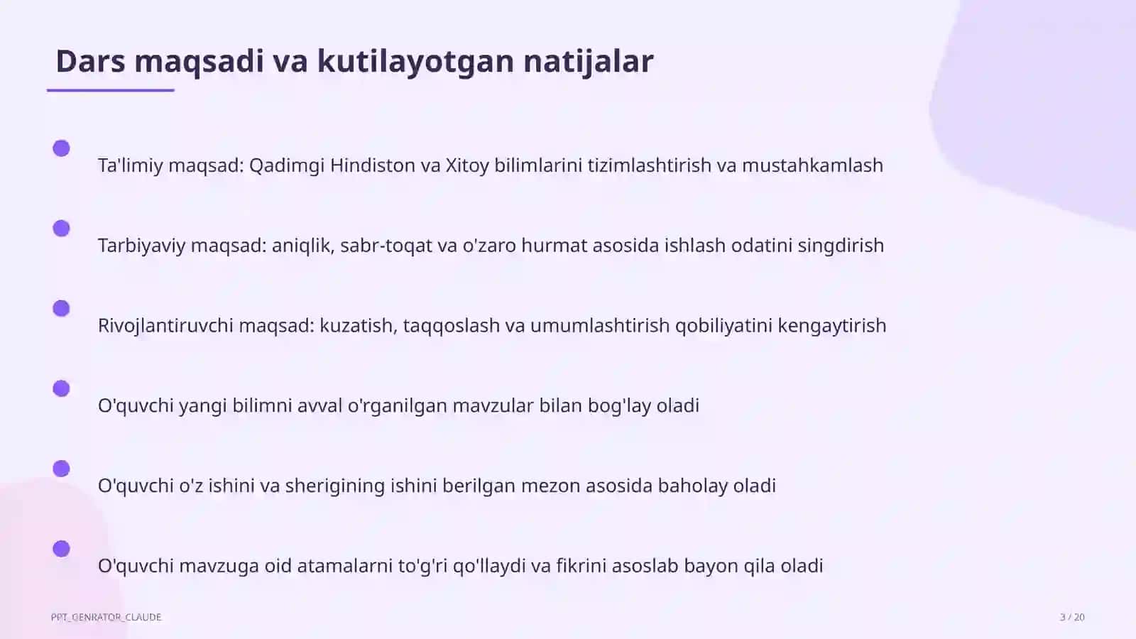 Qadimgi Hindiston va Xitoy (6-sinf) 3
