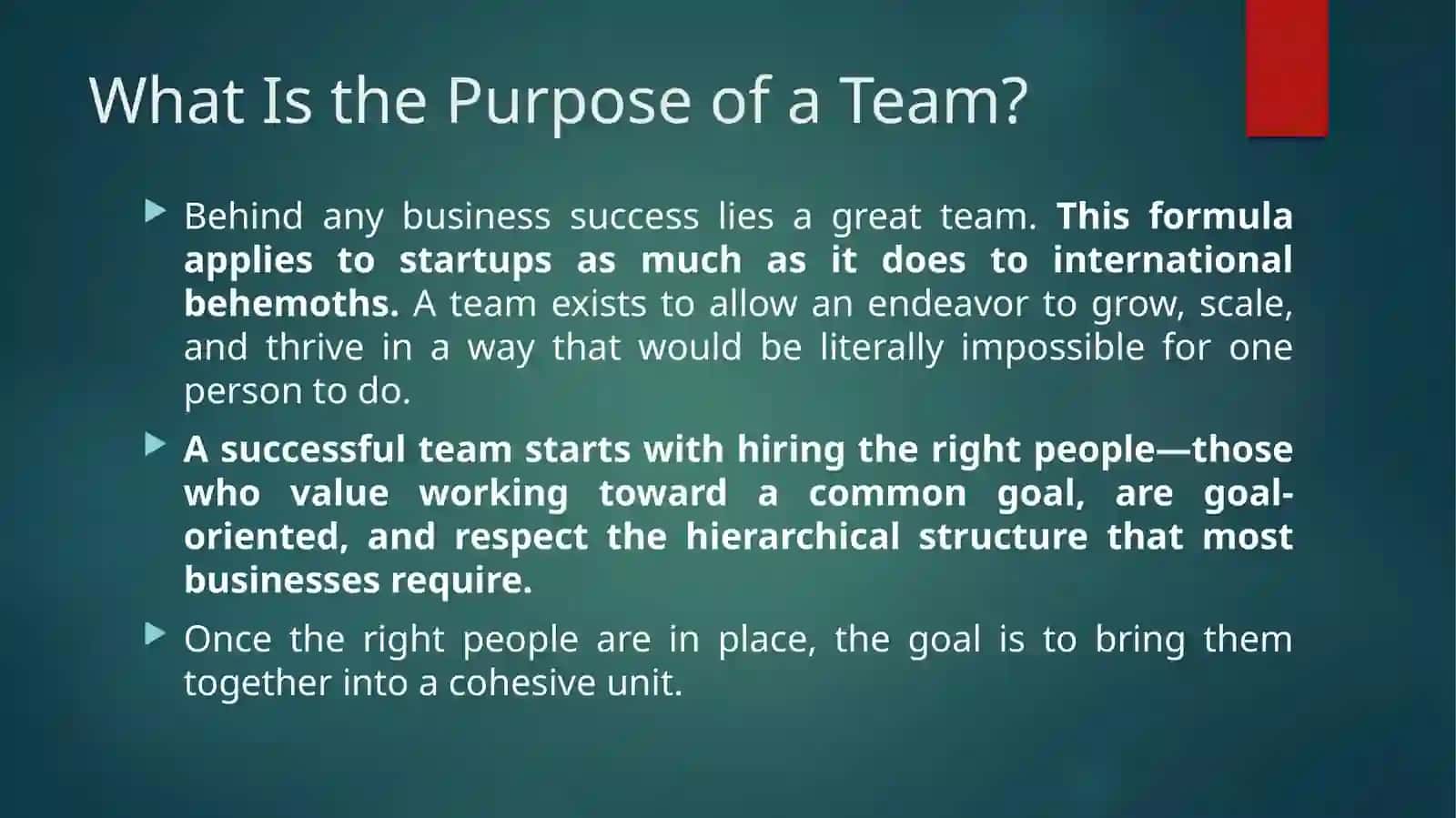 Develop a Good Team 3