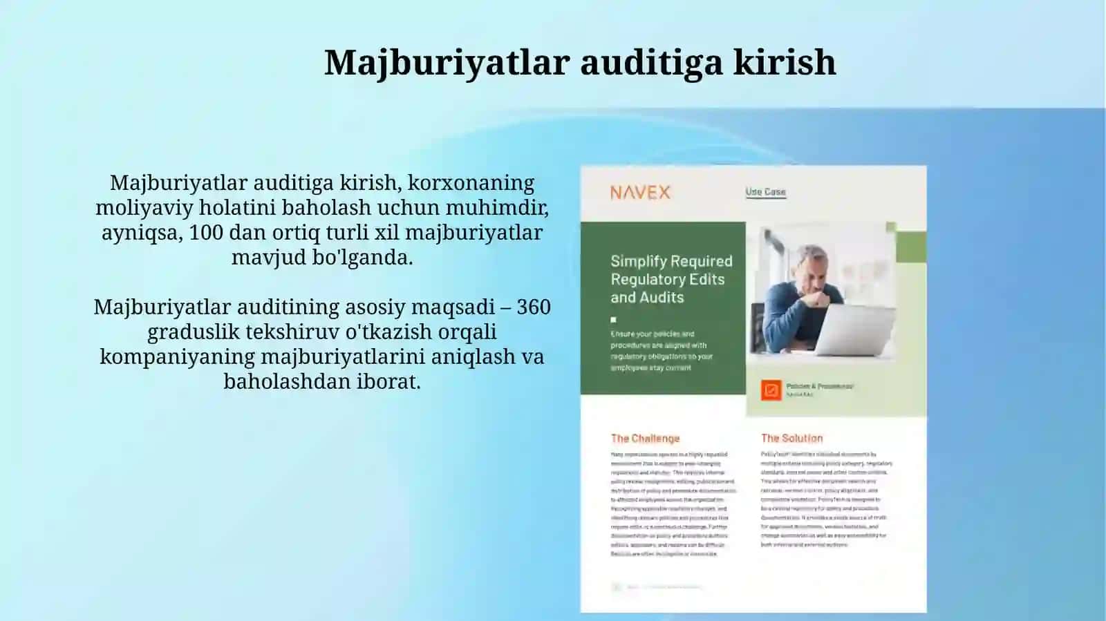 Majburiyatlar auditi 3