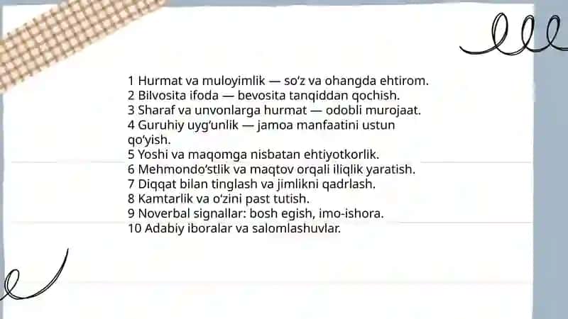 Sharq nutq odobi haqida 3