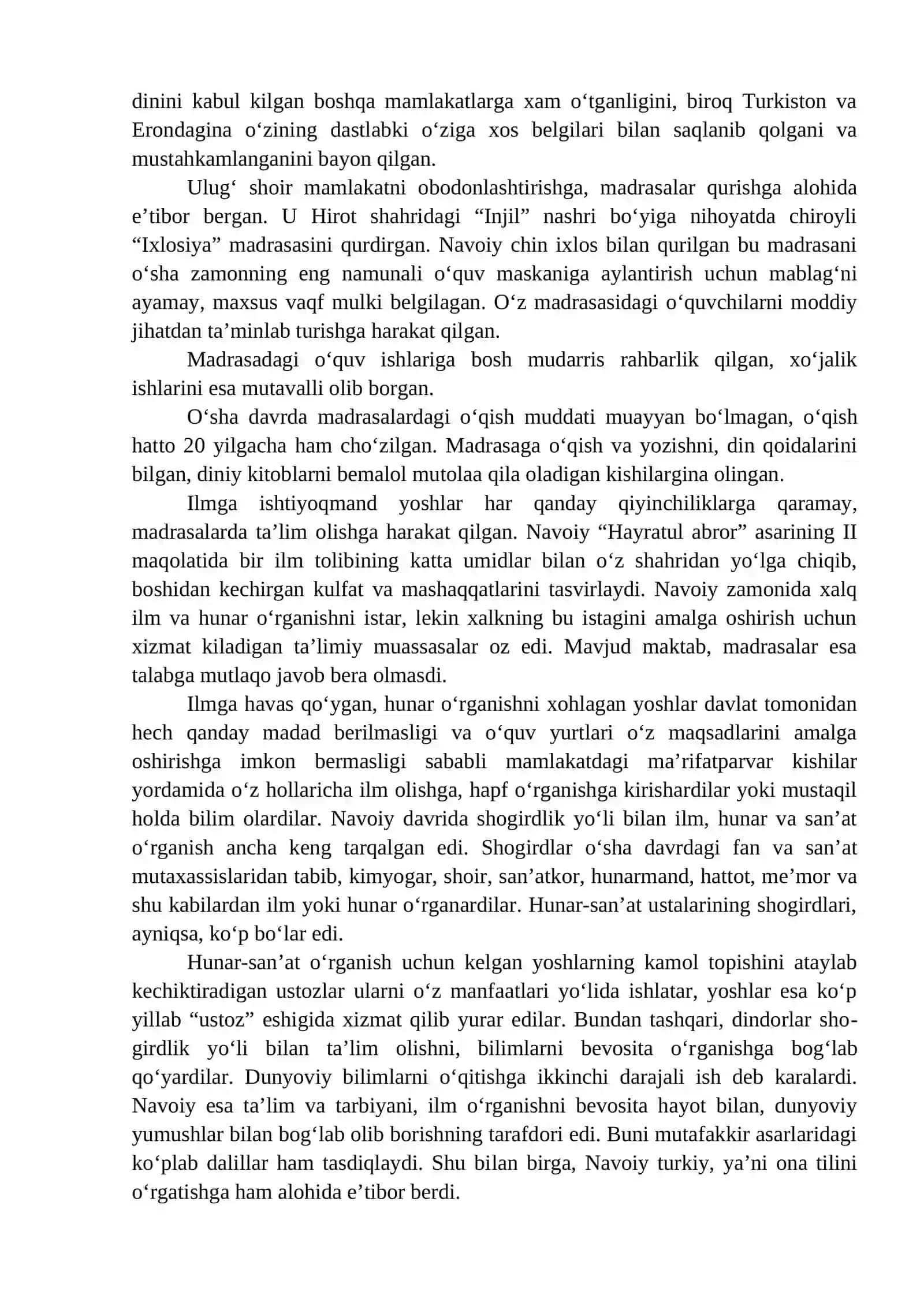 ALISHER NAVOIY SHAXSIYATI VA UNING ILMIY-BADIIY MEROSIDA TARBIYA MASALASINING USTUVORLIGI 3