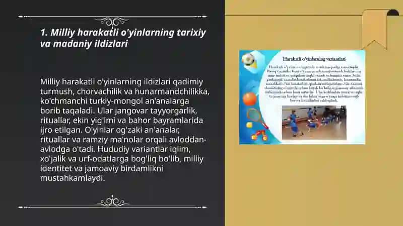 Milliy Harakatli o'yinlarni tanlash va tahlil qilish 3
