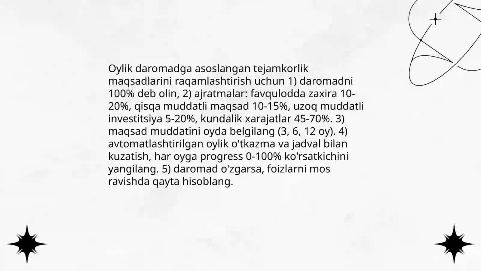 Sonlar orqali tejamkorlik 3