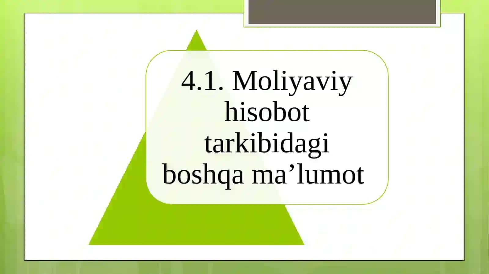 AUDIT DALILLARINI YIG’ISH 3