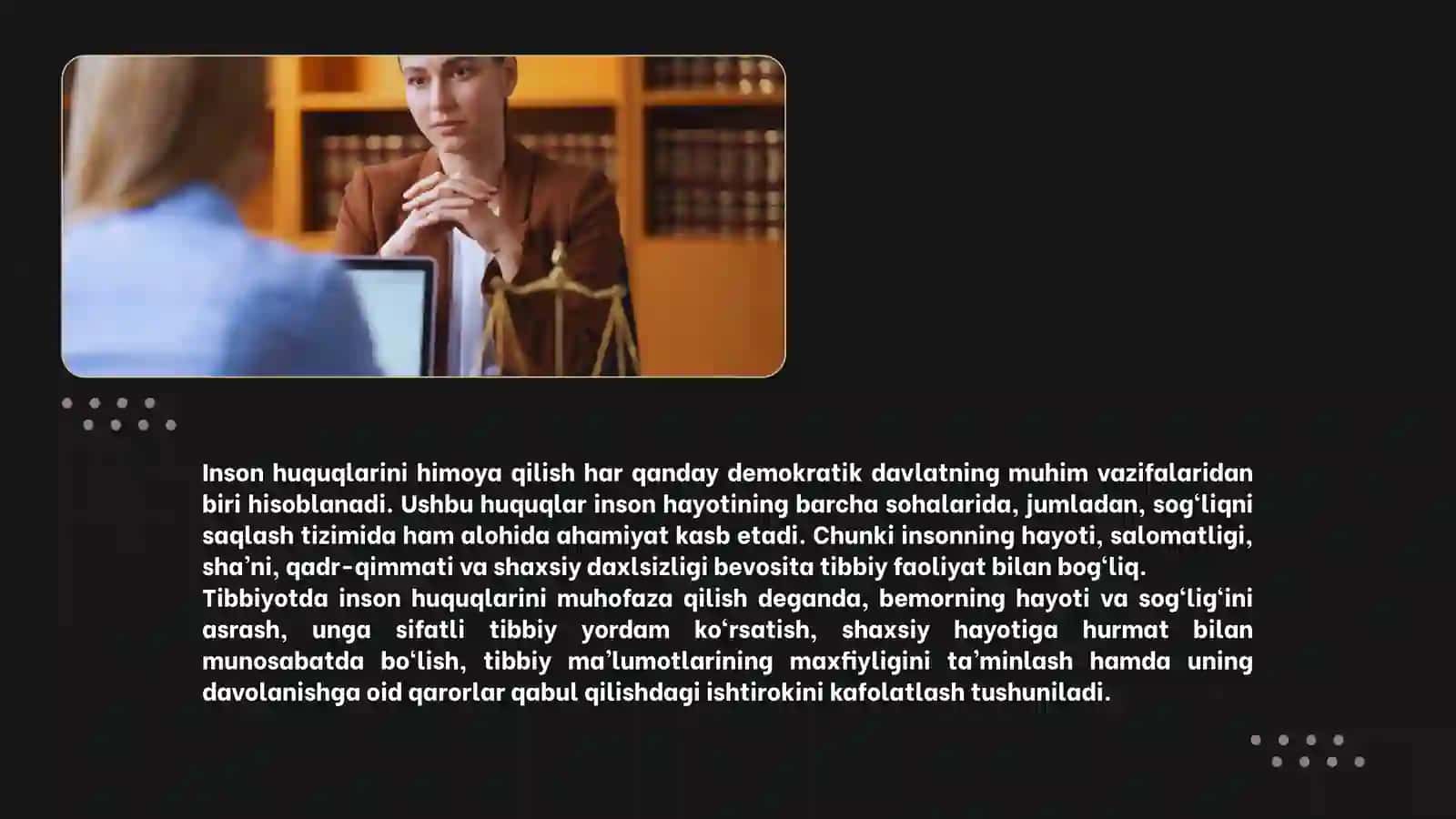 TIBBIYOTDA INSON HUQUQLARINING MUHOFAZASI 3