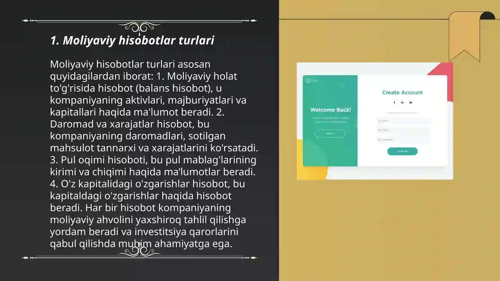Moliyaviy hisobotlar turlari 3