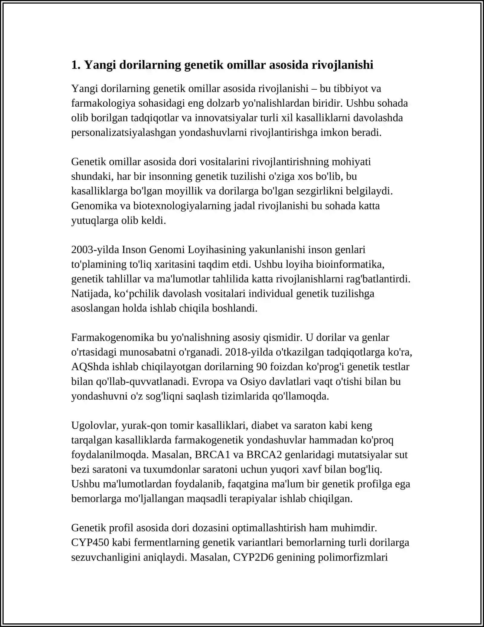 YANGI DORI TURLARINI RIVOJLANISH ISTIQBOLLARI 3