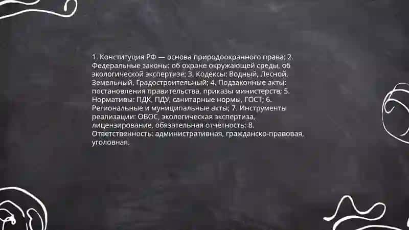 Политика эффективного использования природных ресурсов, охраны окружающей среды и обеспечения экологической безопасности 3