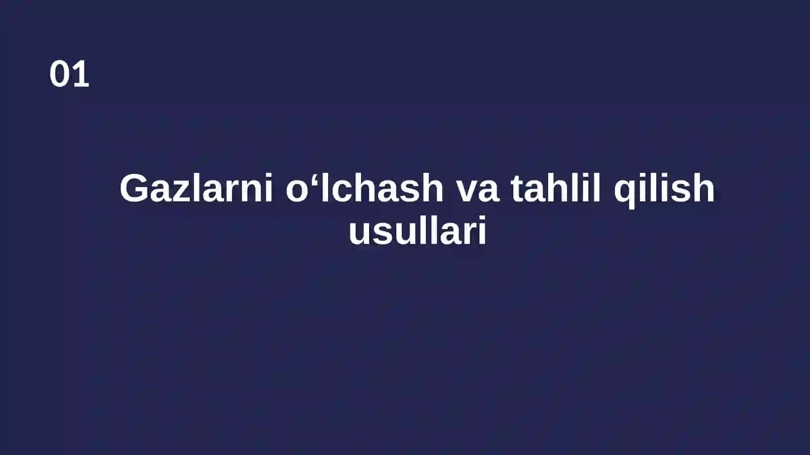 Gazlarning tarkibini taxlil qilish qurilmalari 3
