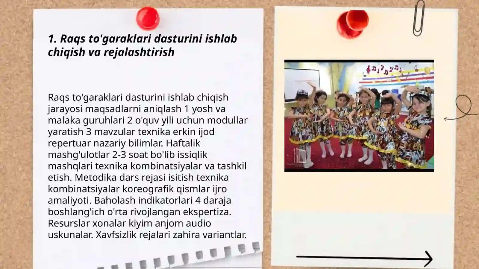 Raqs to'garaklari bilan ishlash metodikasi 3
