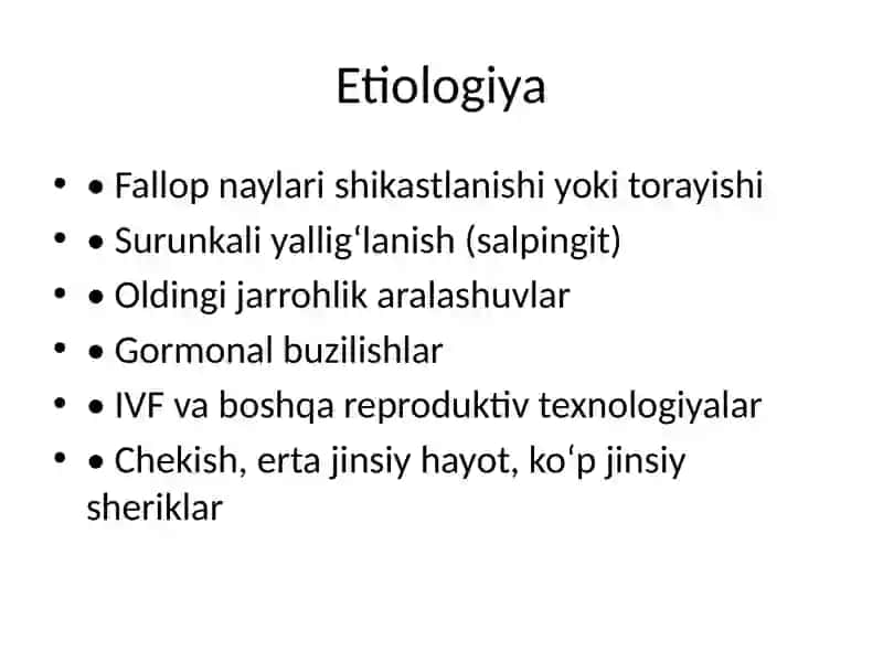 Bachadondan tashqari homiladorlik 3