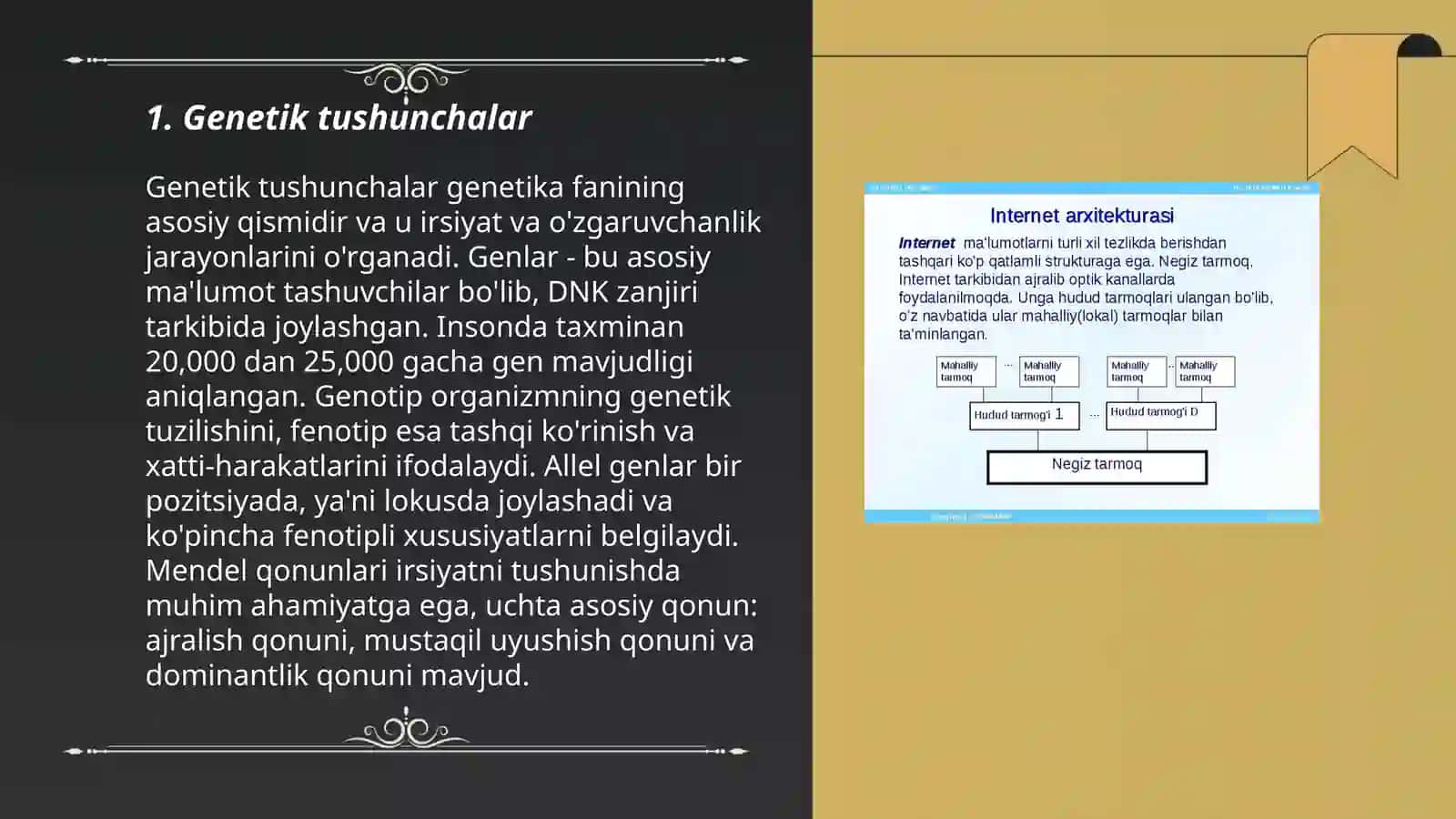 Geniologik tasnif asoslari 3