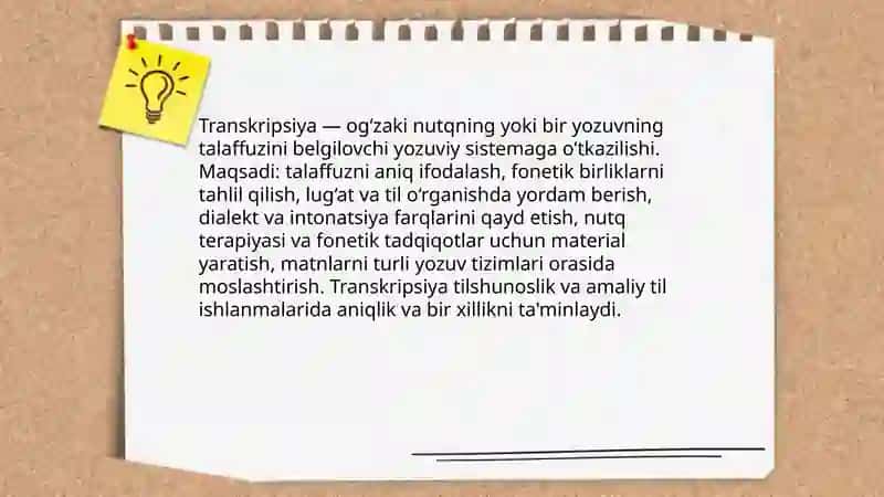 Transkripsiya va uning turlari 3
