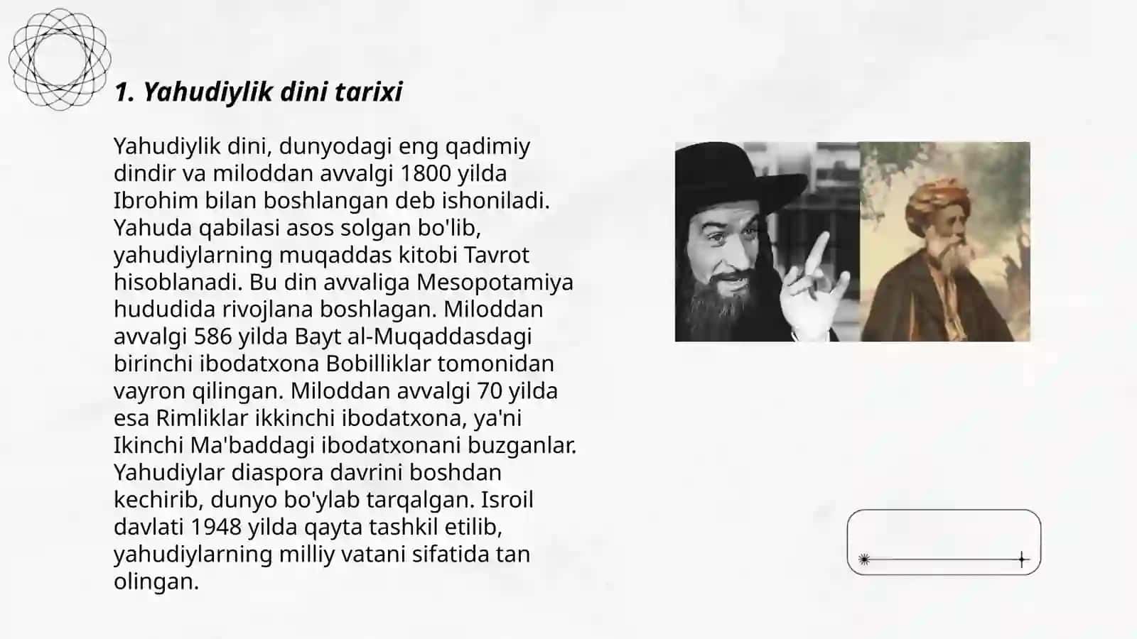 Yahudiylik dini haqida 3